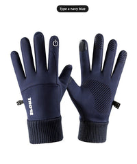 Blue Waterproof Thermal Gloves